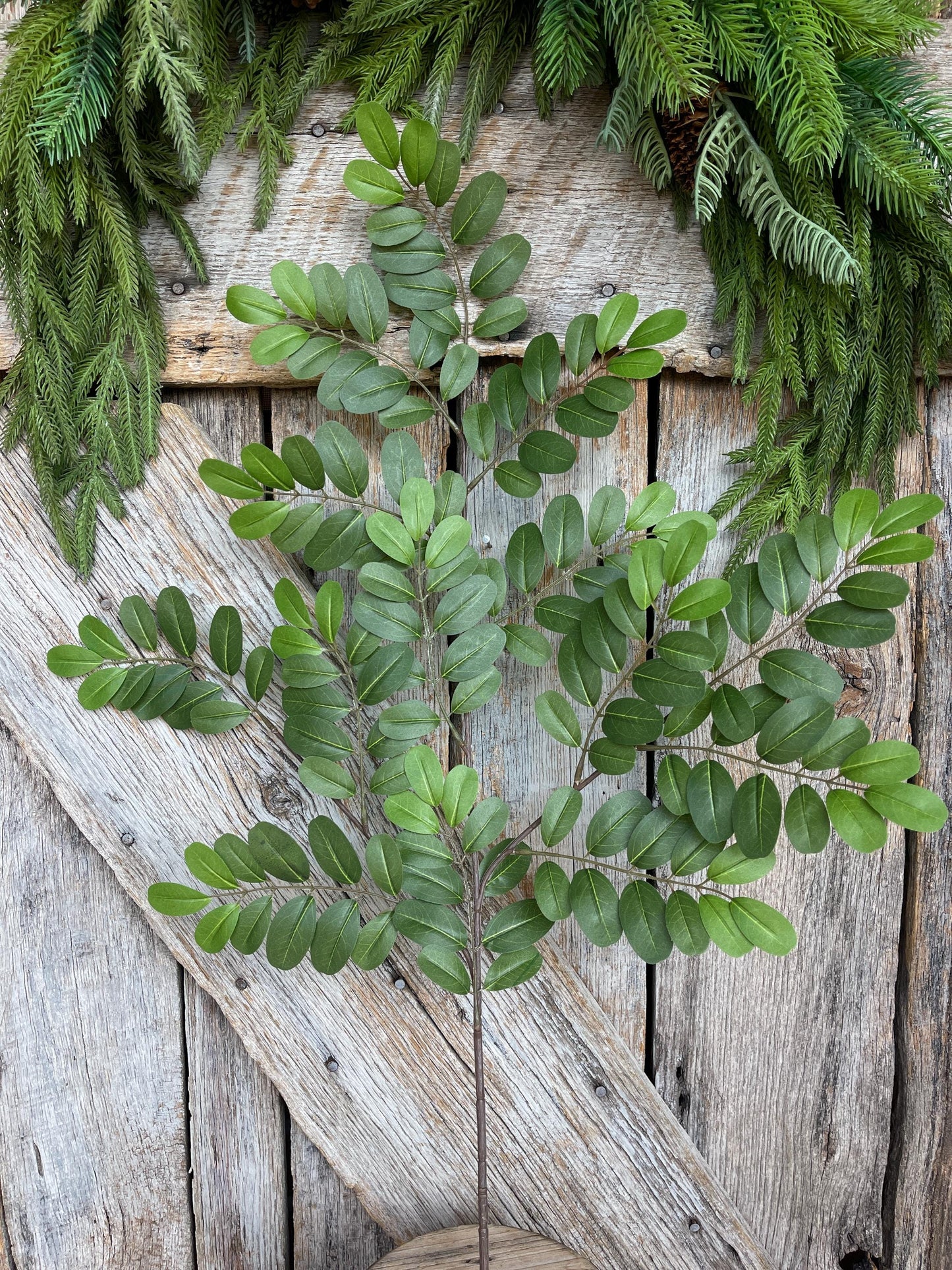 27" Pistacia Greenery Spray, Leafy Greenery Stem, Spring Greenery, Summer Greenery, Ficus Leaves, Wreath Supply, Floral Supply, 13464GN