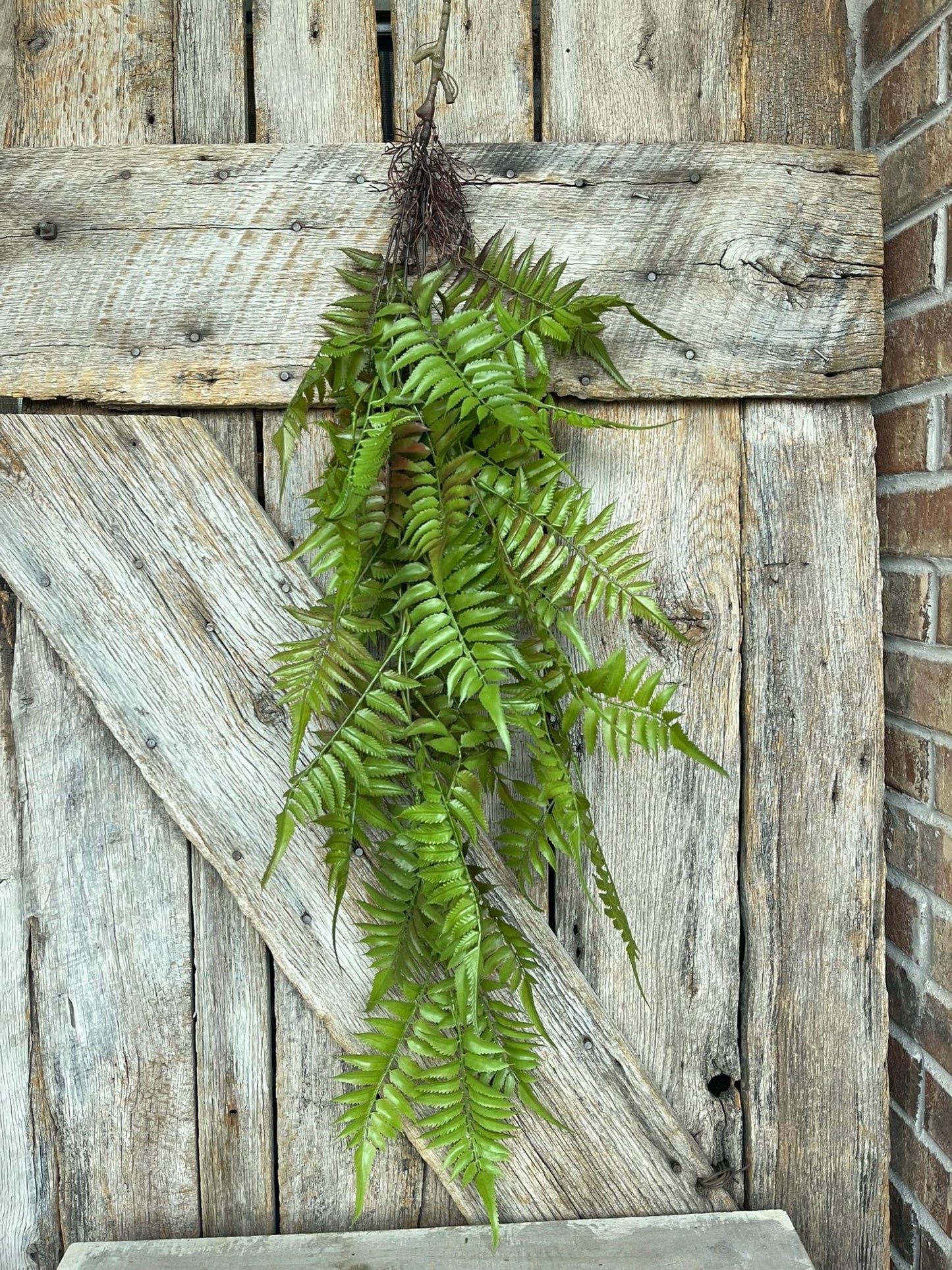 42" Hanging Greenery Fern, Fern Greenery Bush, Artificial Greenery, Greenery for Wreath, Wreath Supply, Floral Supply, Hanging Bush, 15792