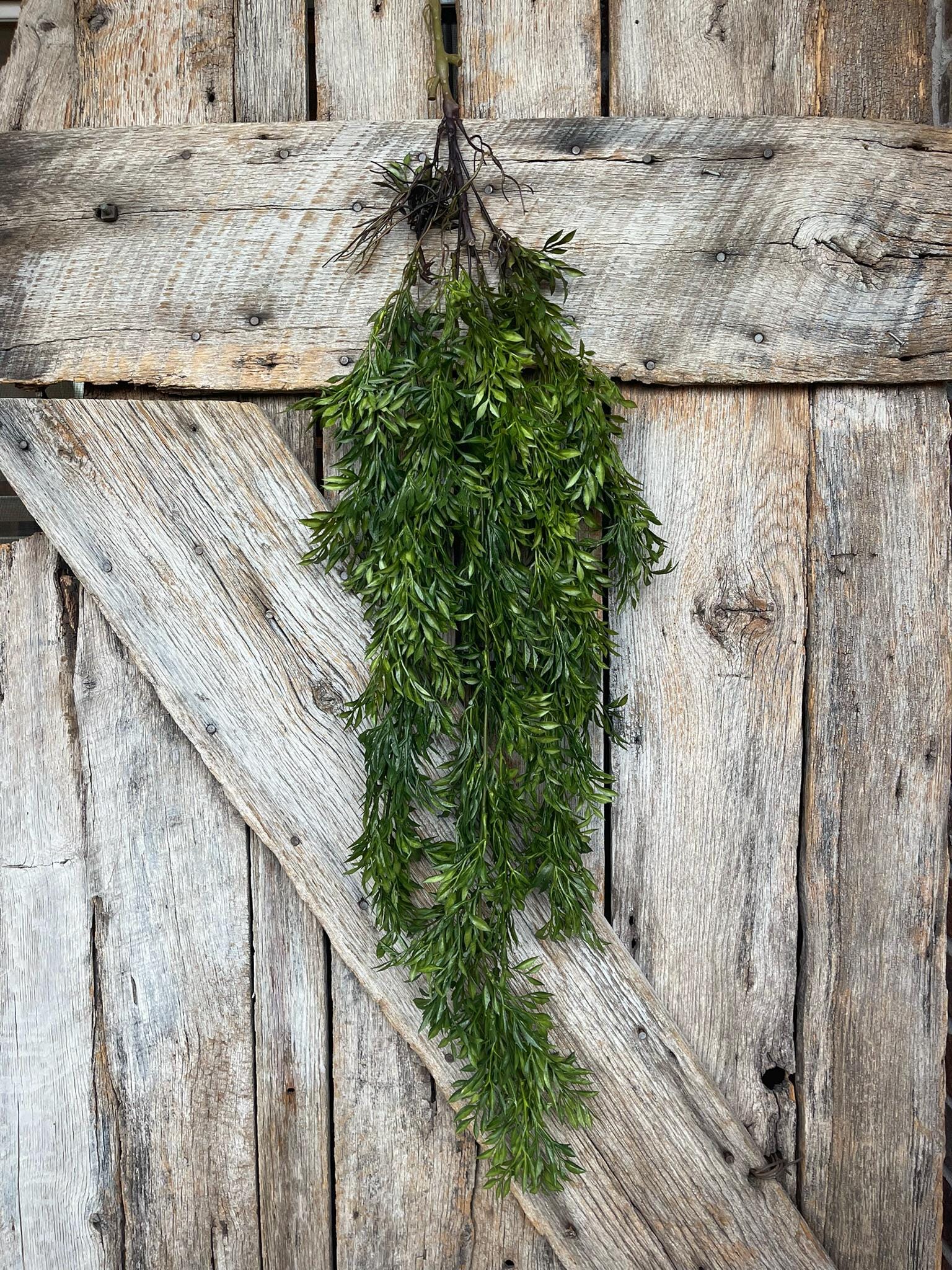 42" Hanging Greenery Leaves Bush, Greenery Bush, Artificial Greenery, Greenery for Wreath, Wreath Supply, Floral Supply, Hanging Bush, 15731