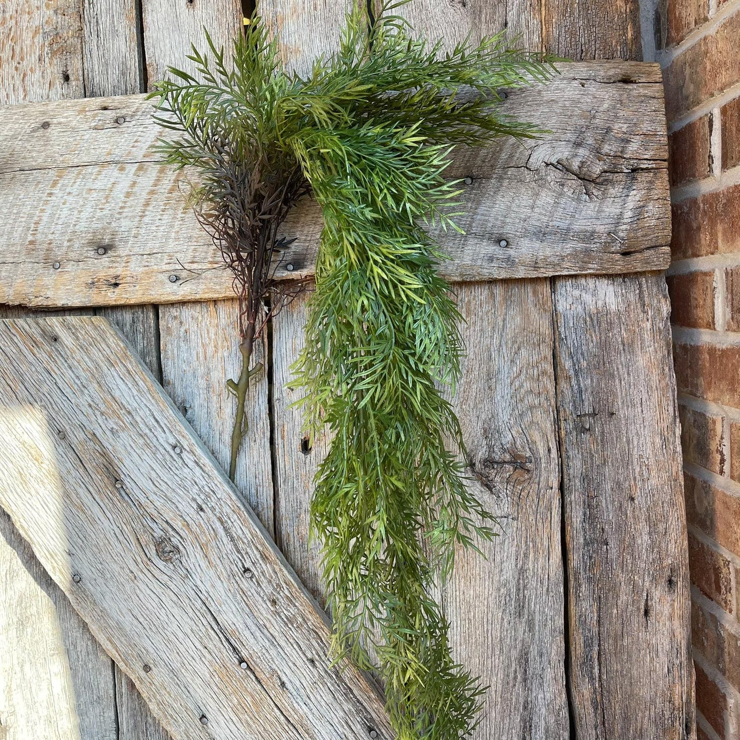 42" Hanging Greenery Bush, Plastic Greenery Bush, Artificial Greenery Bush, 15751