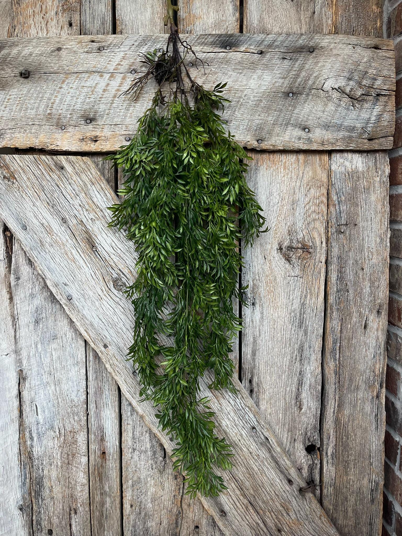 42" Hanging Greenery Leaves Bush, Greenery Bush, Artificial Greenery, Greenery for Wreath, Wreath Supply, Floral Supply, Hanging Bush, 15731