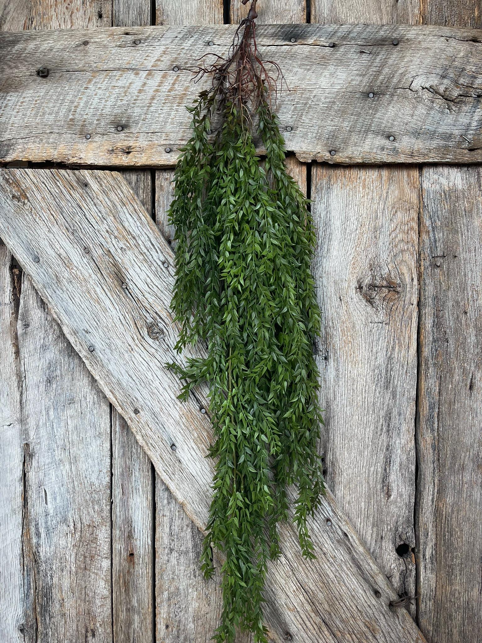 42" Hanging Greenery Leaves Bush, Greenery Bush, Artificial Greenery, Greenery for Wreath, Wreath Supply, Floral Supply, Hanging Bush, 15781