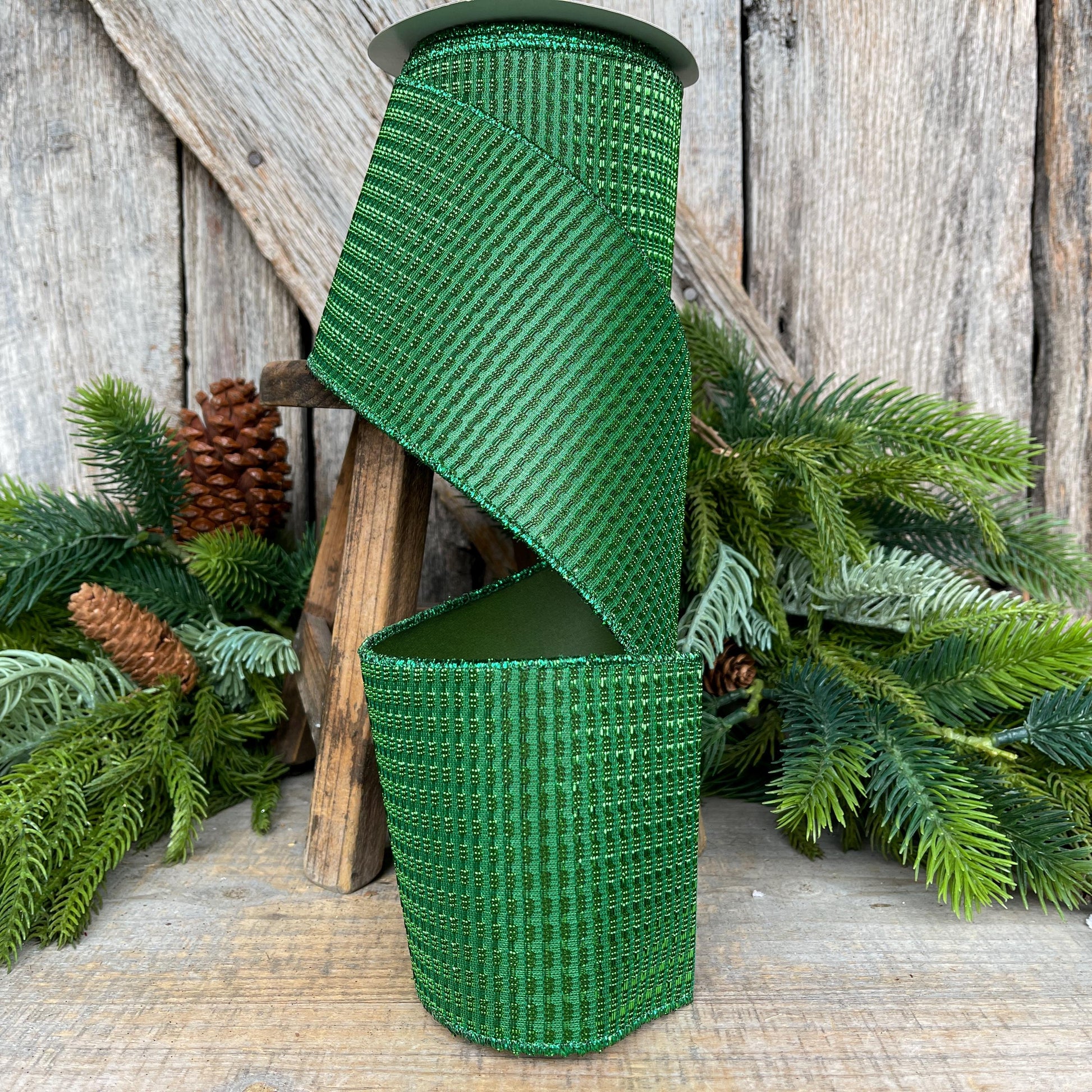 4" Emerald Green Ribbon, Christmas Ribbon, Green Ribbon, Christmas Tree RIbbon, Ribbon, Emerald Green Ribbon