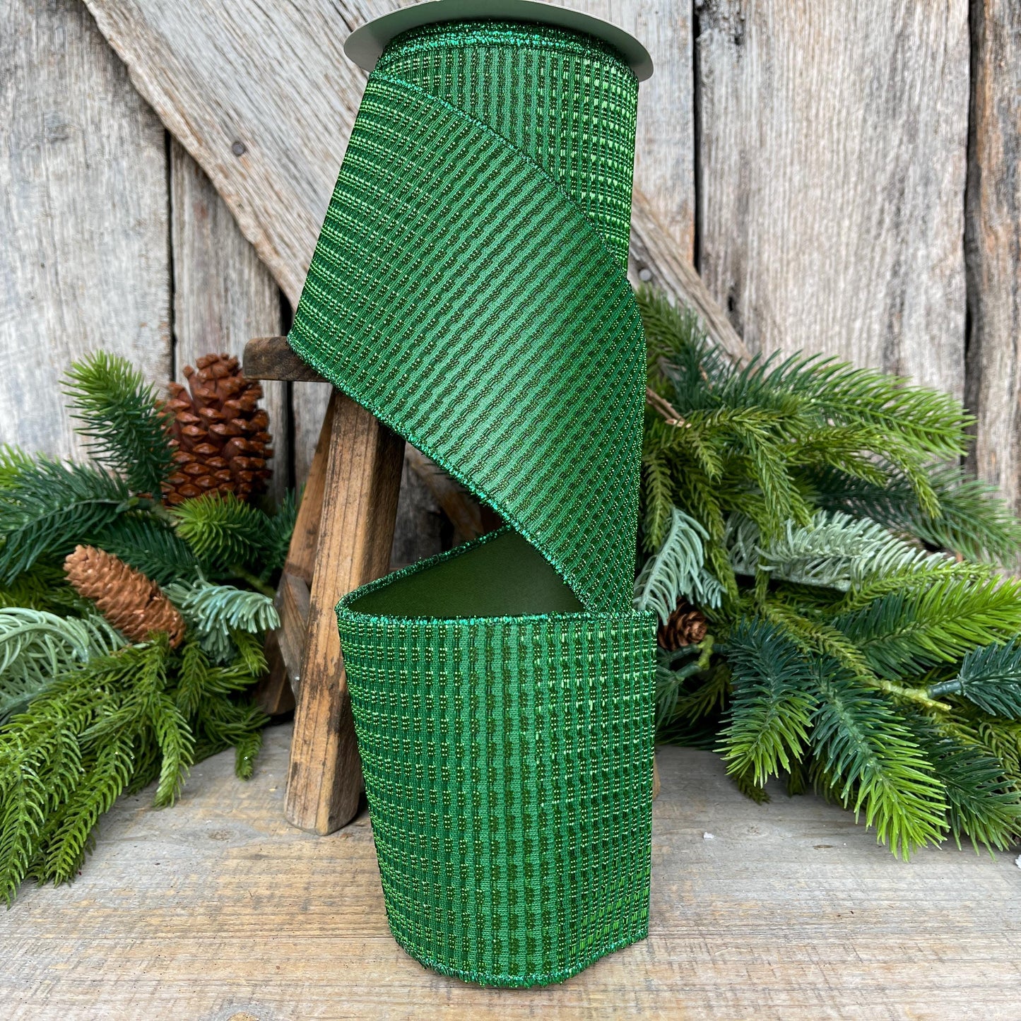 4" Emerald Green Ribbon, Christmas Ribbon, Green Ribbon, Christmas Tree RIbbon, Ribbon, Emerald Green Ribbon