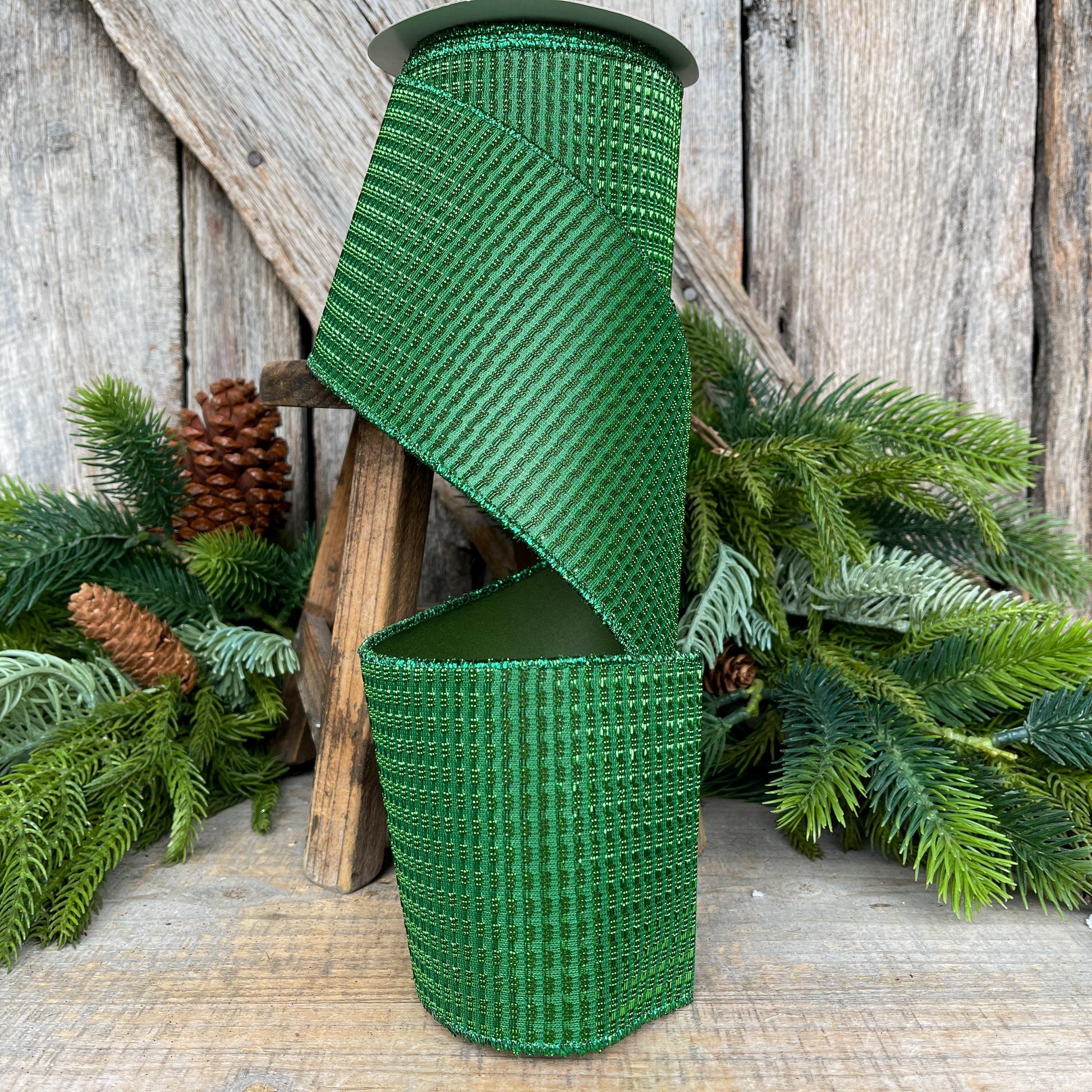 4" Emerald Green Ribbon, Christmas Ribbon, Green Ribbon, Christmas Tree RIbbon, Ribbon, Emerald Green Ribbon