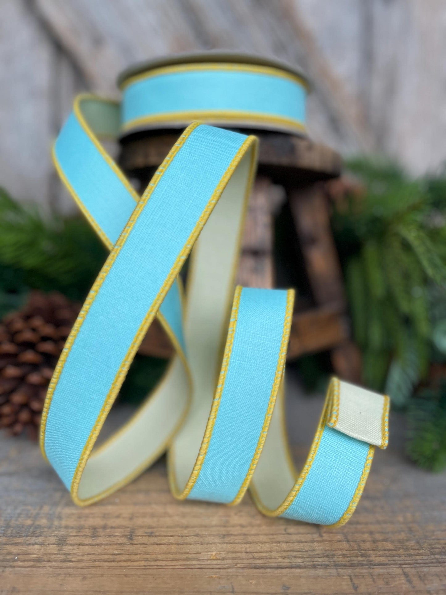 1" Blue Pastel Ribbon, Farrisilk Ribbon, Pretty Pastel Ribbon