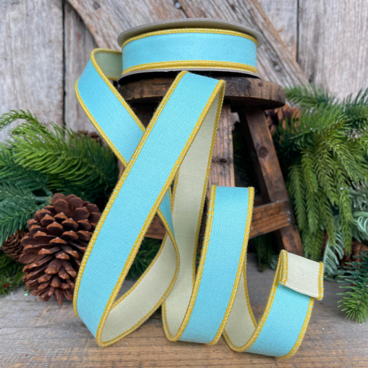 1" Blue Pastel Ribbon, Farrisilk Ribbon, Pretty Pastel Ribbon