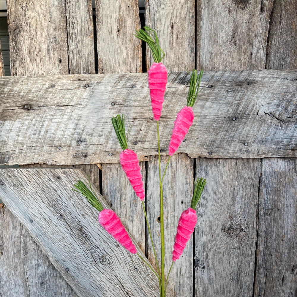 28" Pink Carrot Spray, Easter Floral Spray