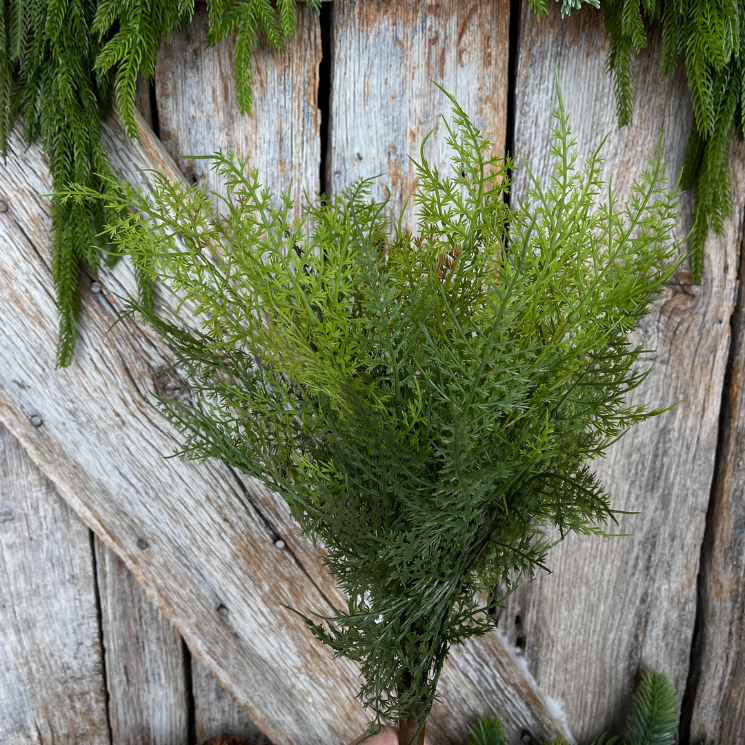 20" UV Soft Touch Asparagus Bush, Artificial Greenery Filler, 85545-UV
