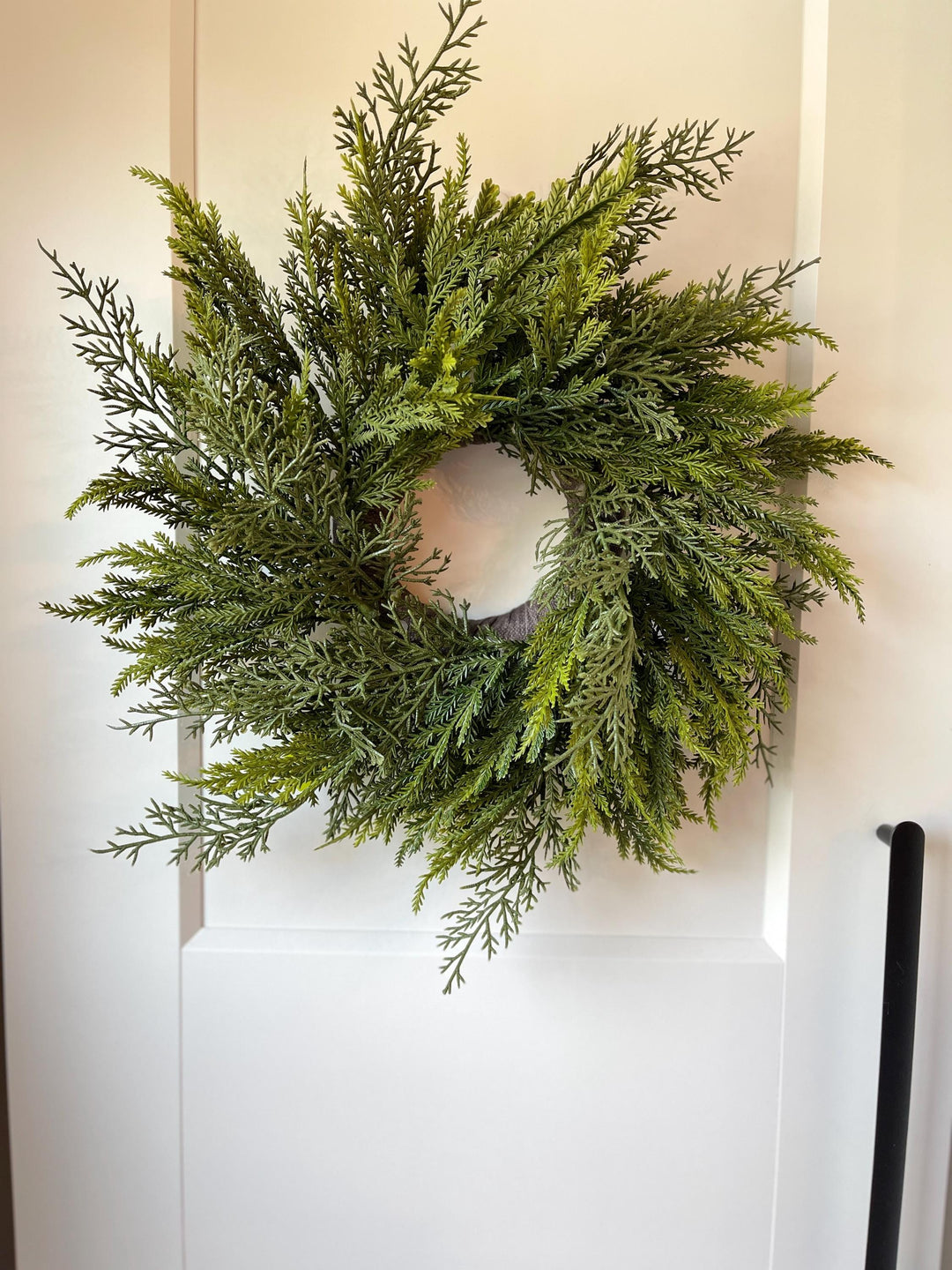 16" Christmas Pine Wreath, Cabinet Wreath, Small Wreath