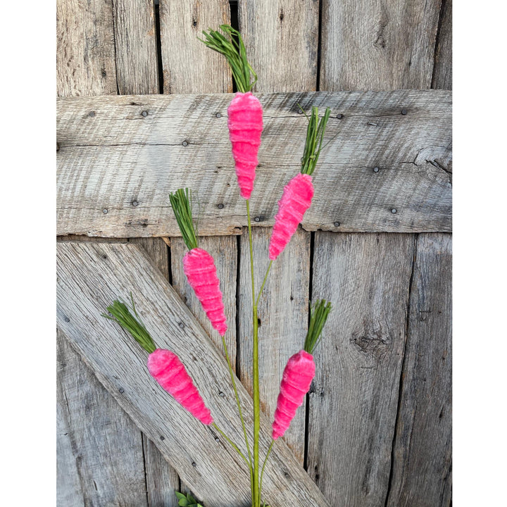 28" Pink Carrot Spray, Easter Floral Spray