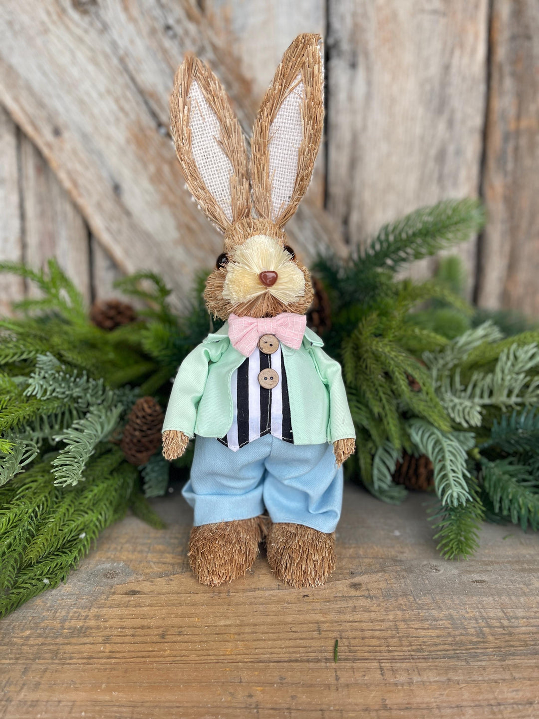12" Easter Bunny, Sisal Bunny