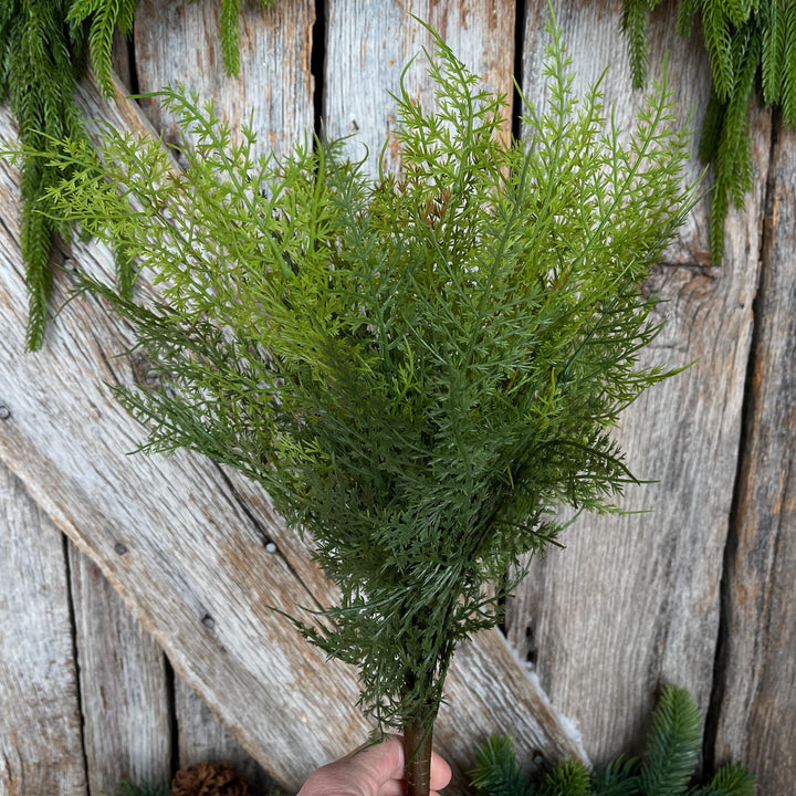 20" UV Soft Touch Asparagus Bush, Artificial Greenery Filler, 85545-UV