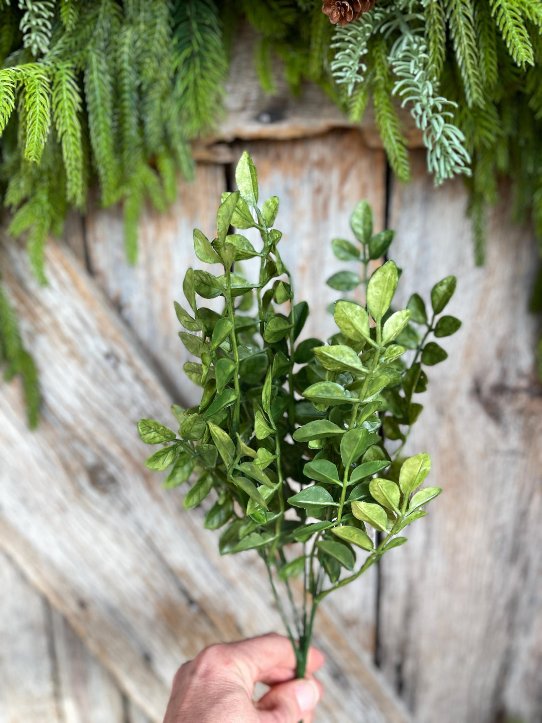 15" Greenery Bush, Wisteria Leaves Bush
