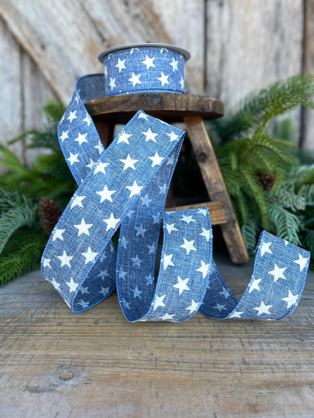 1.5" Patriotic Ribbon, Wired Ribbon