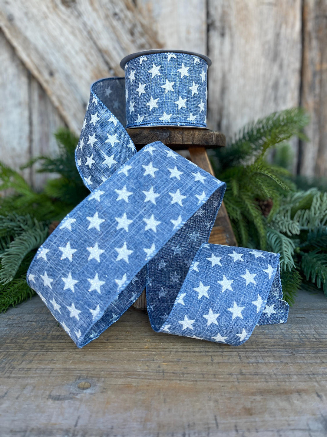 2.5" Patriotic Ribbon, Wired Ribbon