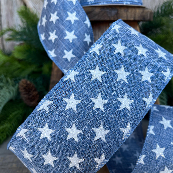 2.5" Patriotic Ribbon, Wired Ribbon