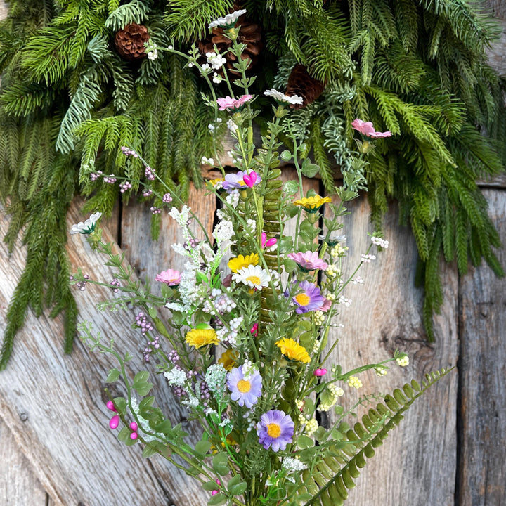 30" Pastel Daisy Filler Bush, Wildflower Filler Floral Bush