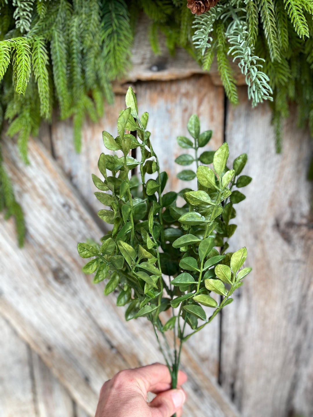 15" Greenery Bush, Wisteria Leaves Bush