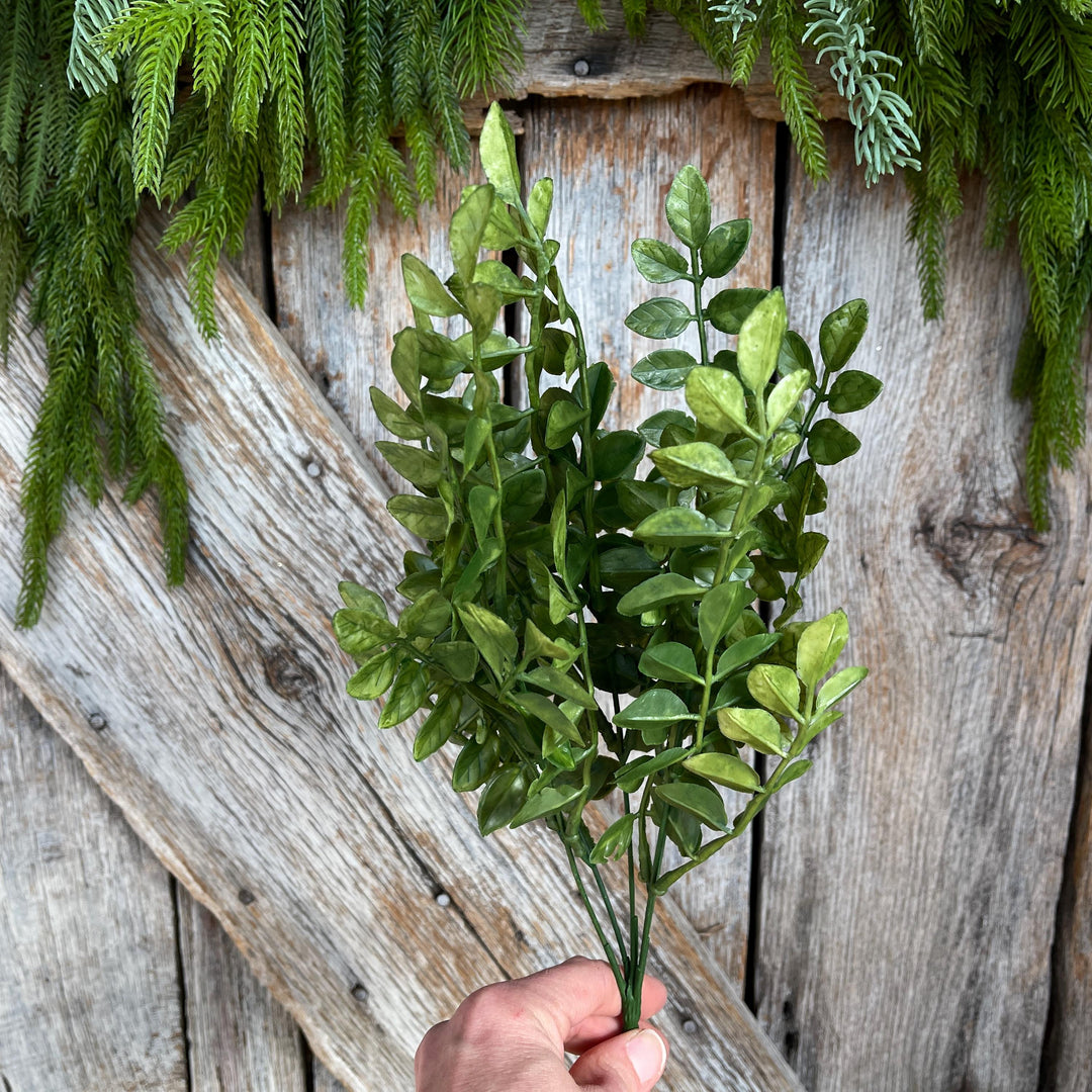 15" Greenery Bush, Wisteria Leaves Bush, 13685GN