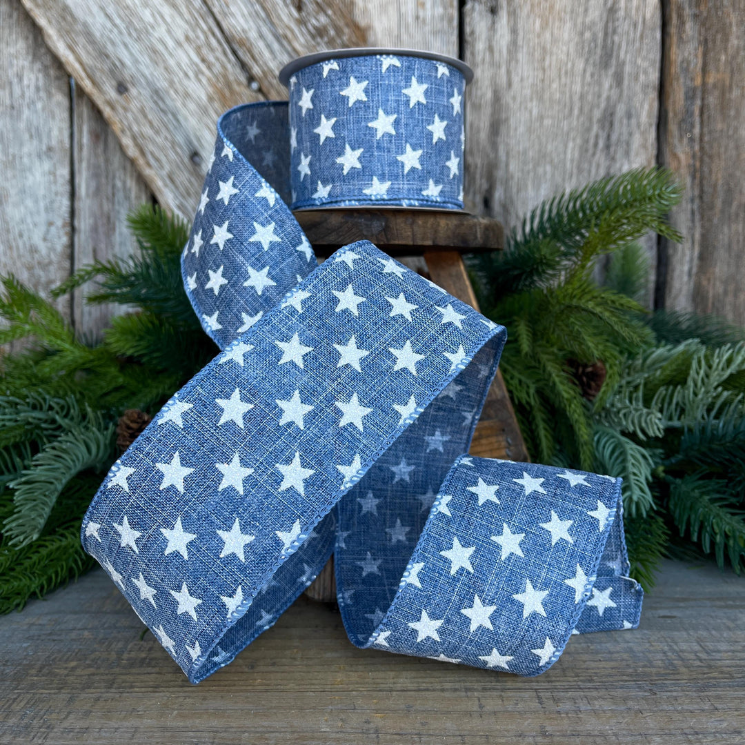 2.5" Patriotic Ribbon, Wired Ribbon