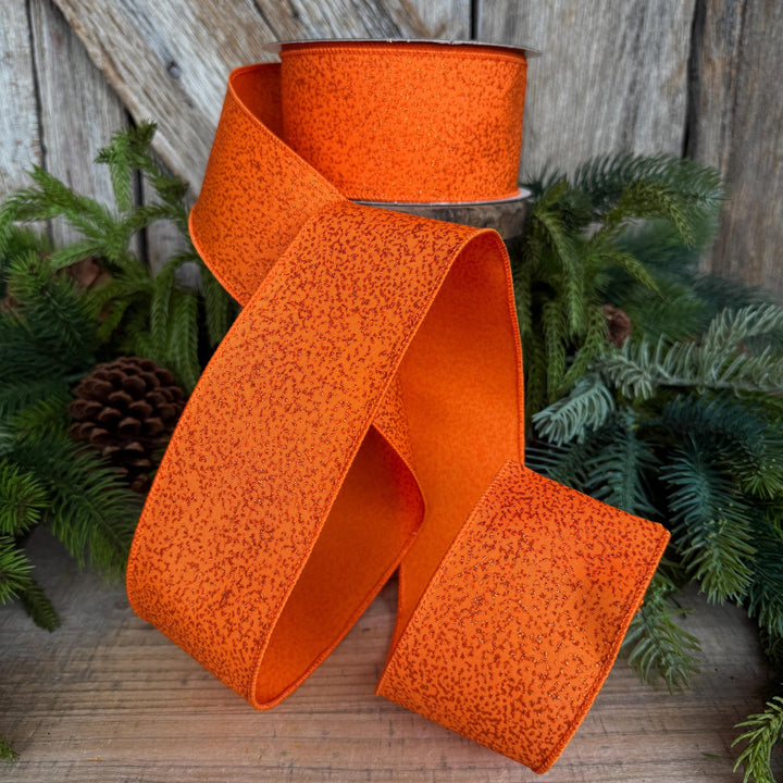 2.5" Orange Ribbon, Halloween Ribbon