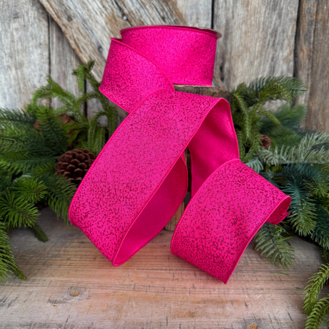 2.5" Hot Pink Ribbon, Halloween Ribbon