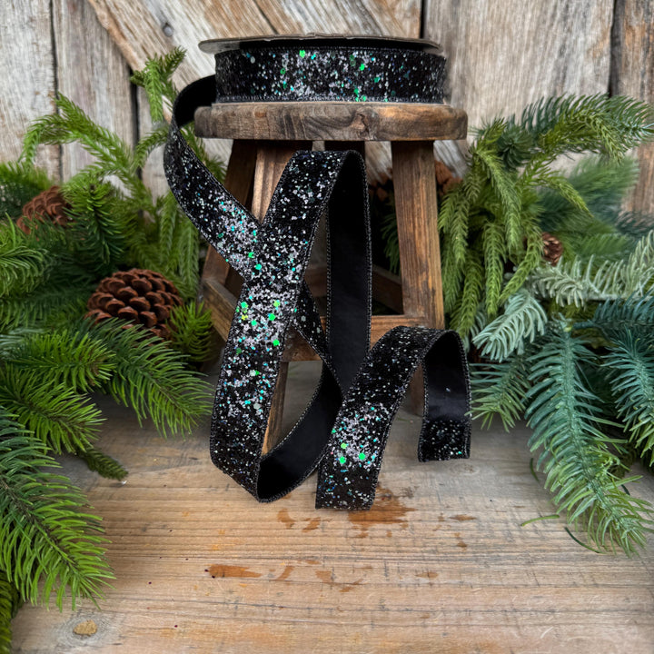 1" Black Ribbon, Halloween Ribbon