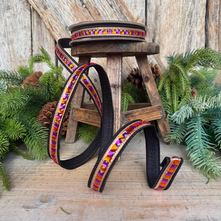 Halloween Ribbon, 3/4" Bedazzled Ribbon