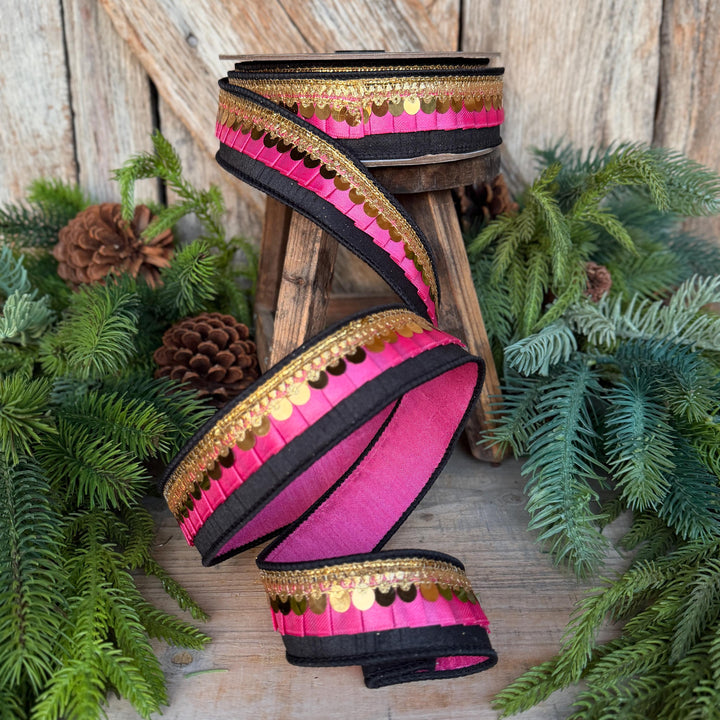 1.5" Halloween Ribbon, Tricks or Pleats