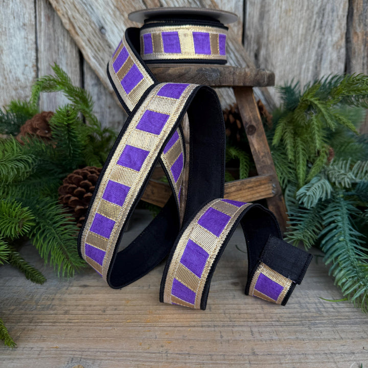1.5" Halloween Ribbon, Tricks or Pleats, Farrisilk Ribbon
