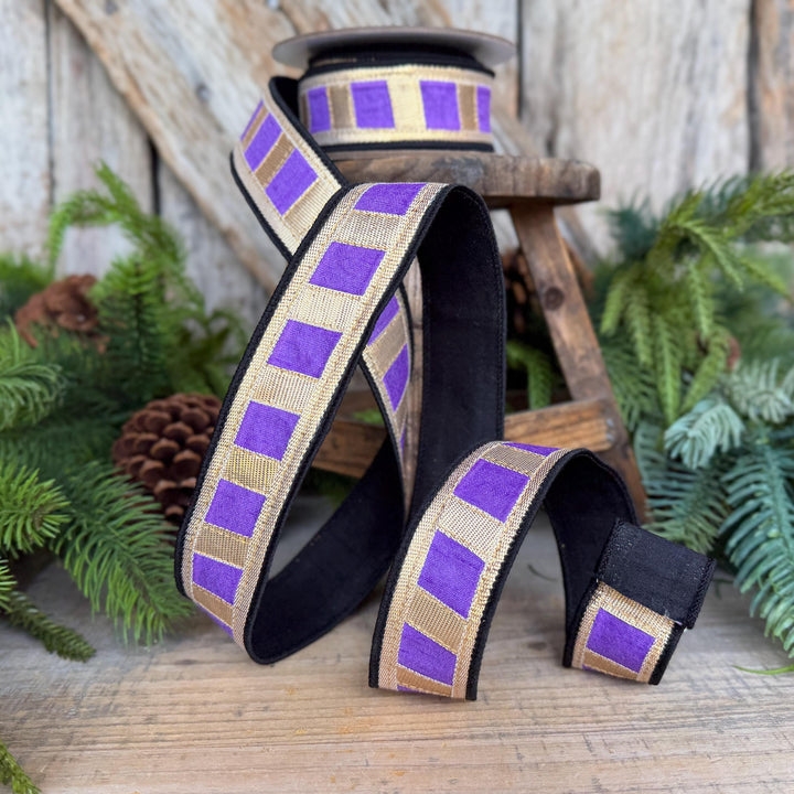 1.5" Halloween Ribbon, Tricks or Pleats, Farrisilk Ribbon