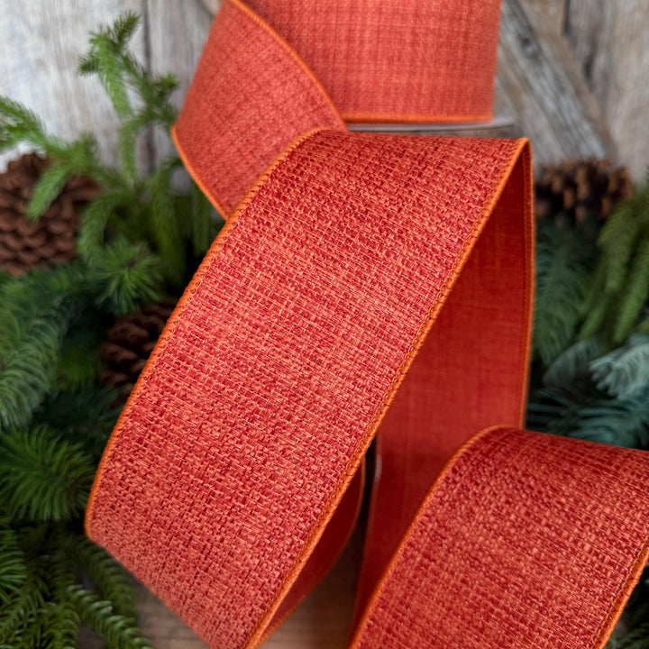 2.5" Orange Harvest Tween Ribbon, Farrisilk Ribbon