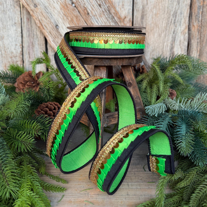 1.5" Halloween Ribbon, Tricks or Pleats
