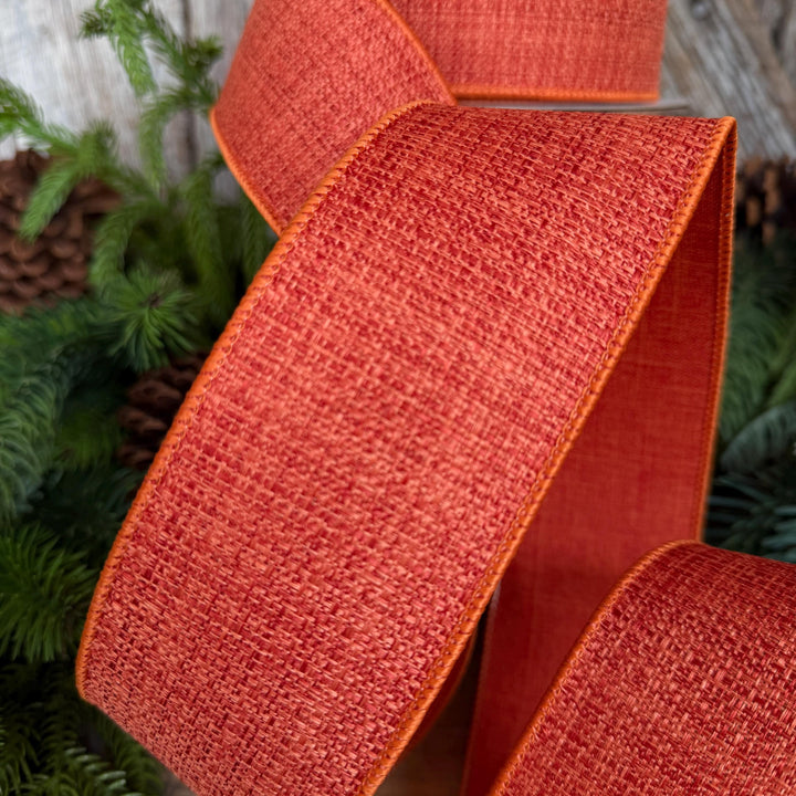 2.5" Orange Harvest Tween Ribbon, Farrisilk Ribbon