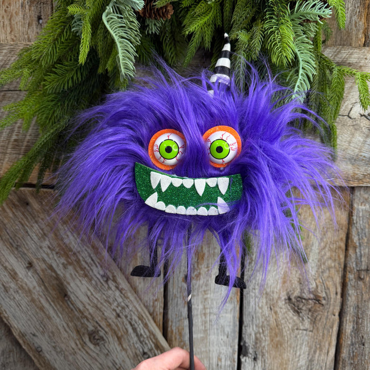 Purple Monster Pick, Halloween Monster Spray