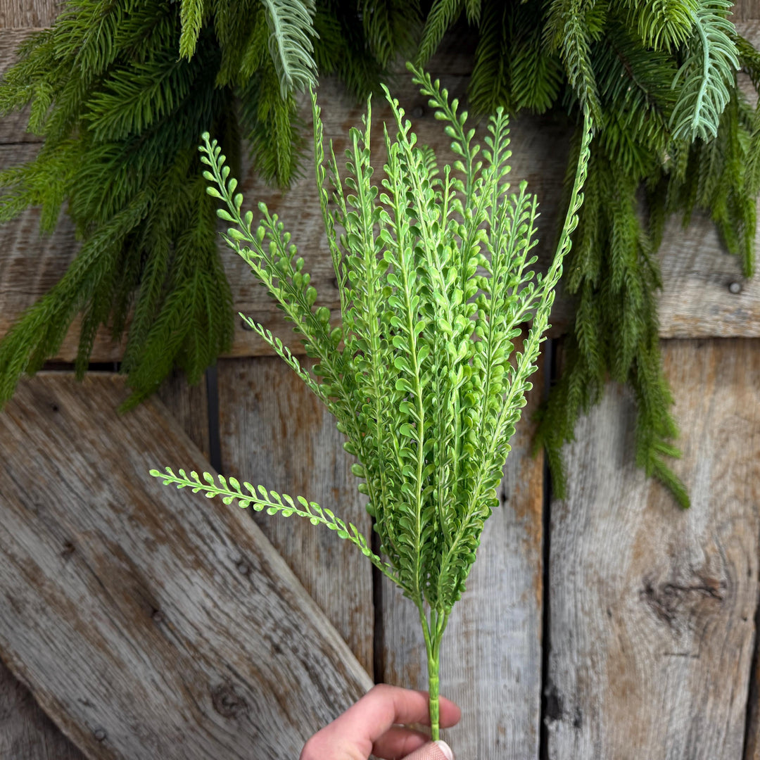 16" Lime Green Beaded Grass Spray, Lime Green Greenery, Halloween Beaded Grass