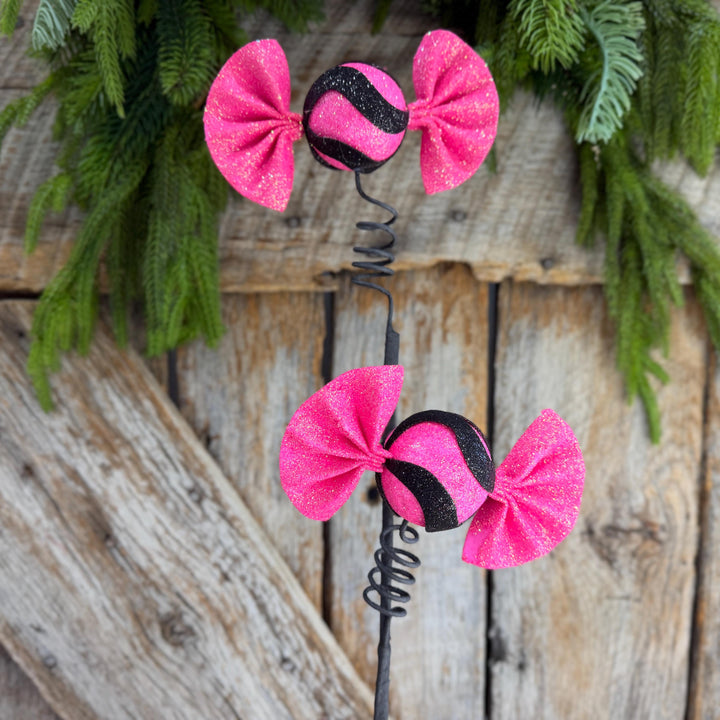 23" Pink Halloween Lollipop Spray, Halloween Floral Spray