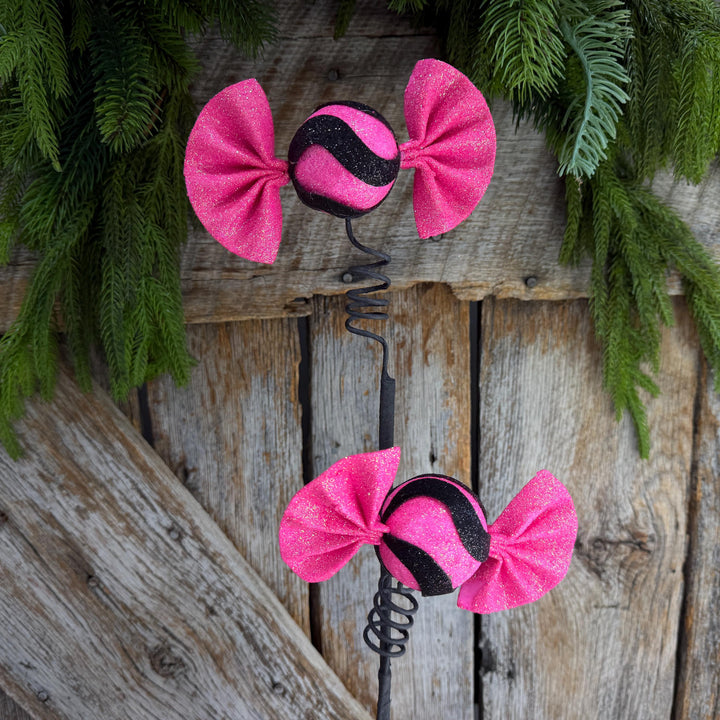 23" Pink Halloween Lollipop Spray, Halloween Floral Spray