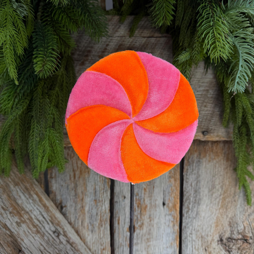 20" Pink Orange Halloween Lollipop, Halloween Floral Supply, 57386BTOR