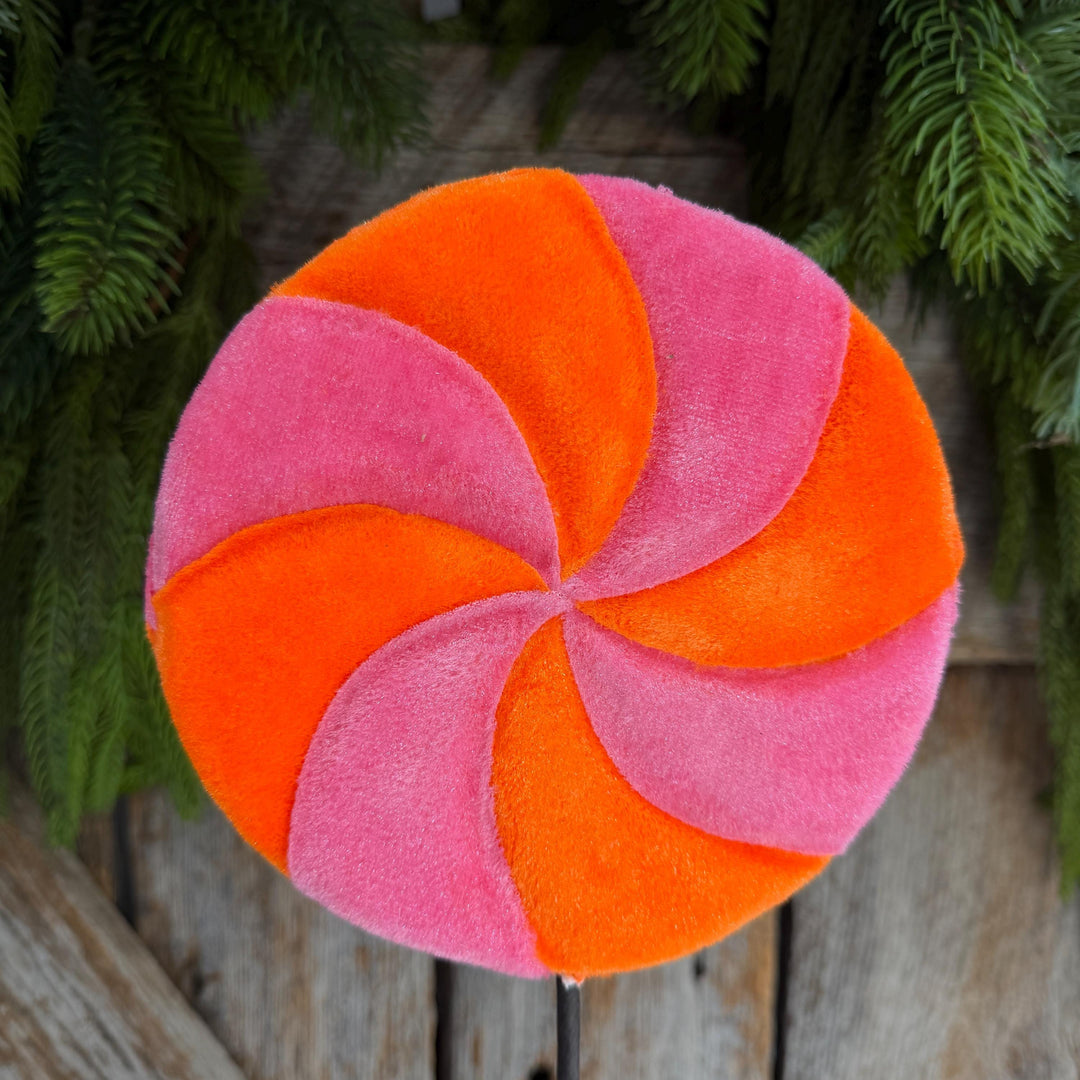 20" Pink Orange Halloween Lollipop, Halloween Floral Supply, 57386BTOR