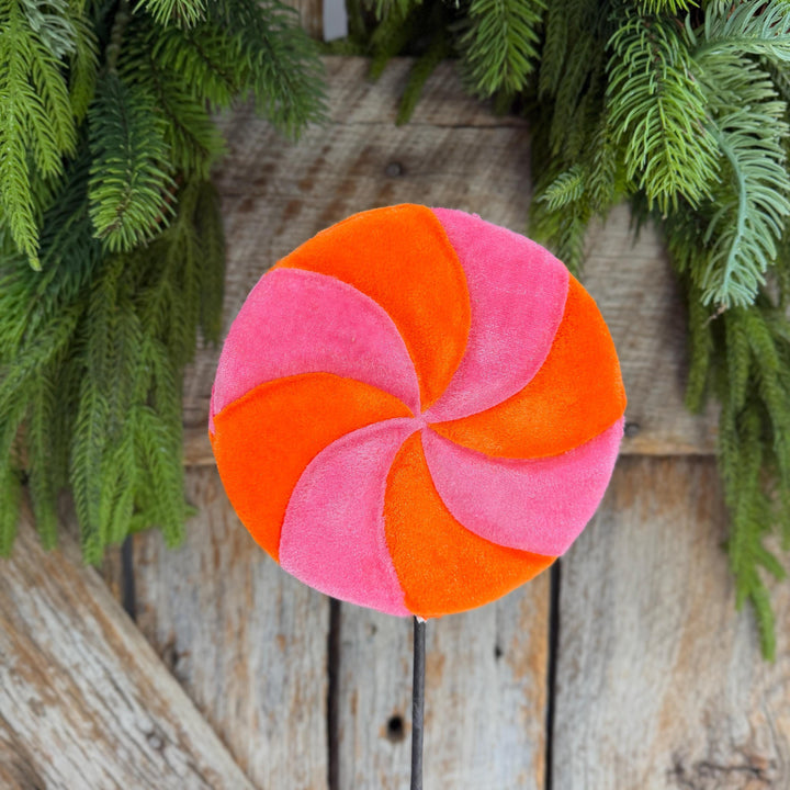 20" Pink Orange Halloween Lollipop, Halloween Floral Supply, 57386BTOR