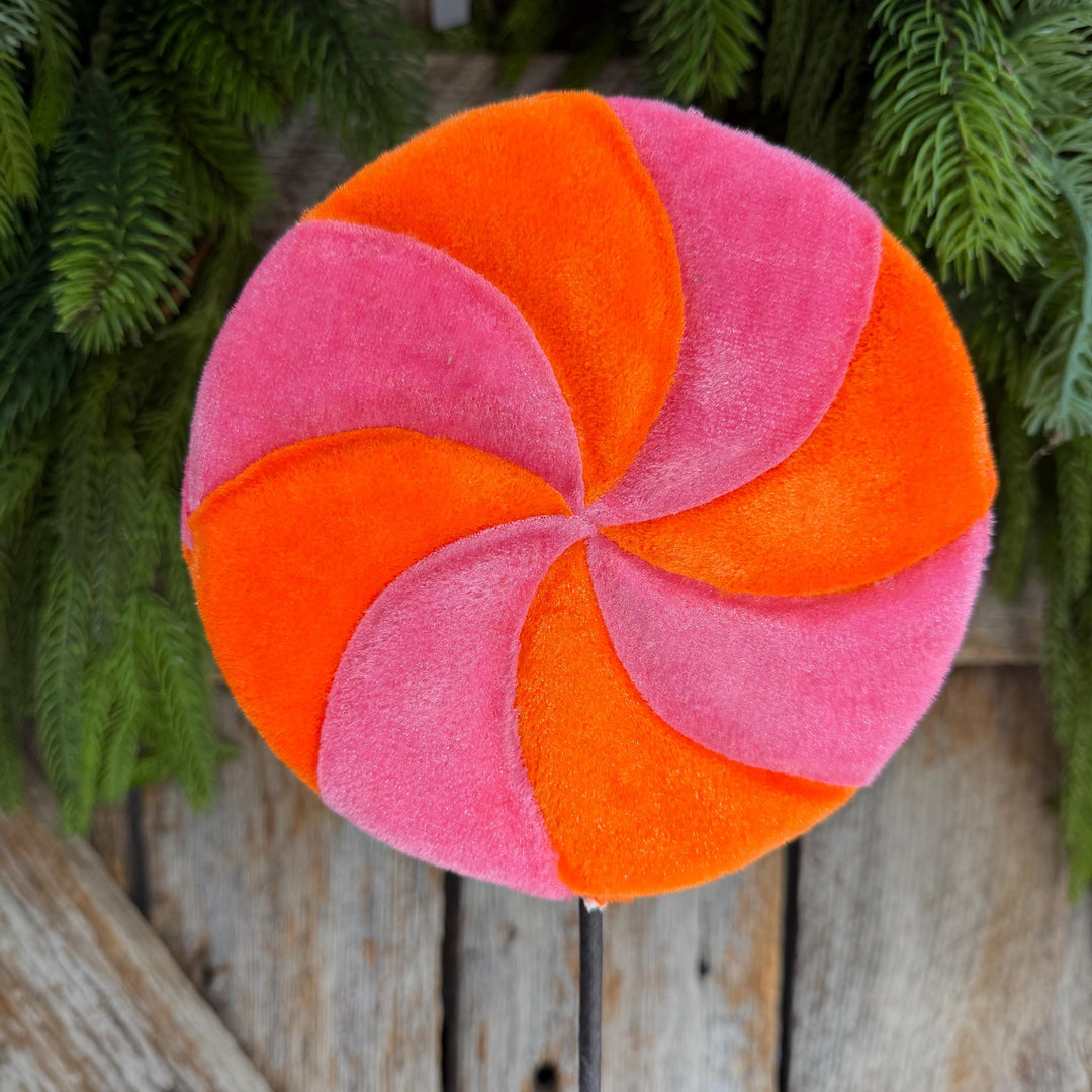 20" Pink Orange Halloween Lollipop, Halloween Floral Supply, 57386BTOR