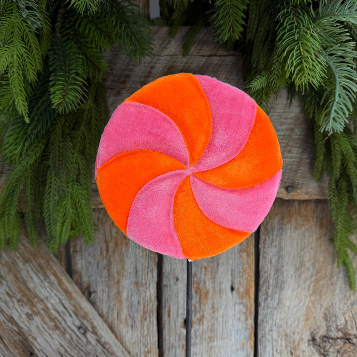 20" Pink Orange Halloween Lollipop, Halloween Floral Supply, 57386BTOR