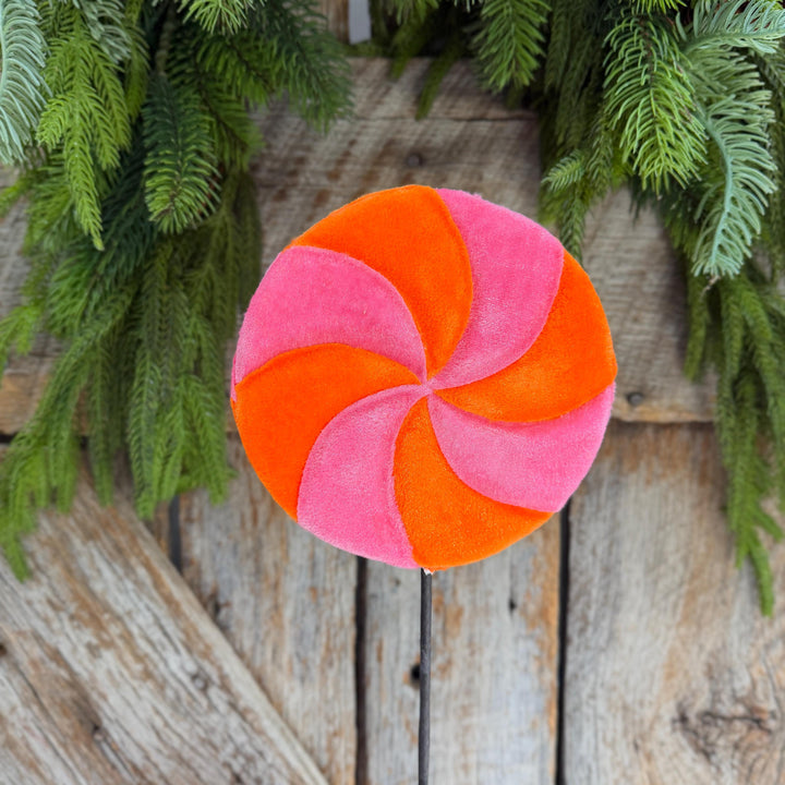 20" Pink Orange Halloween Lollipop, Halloween Floral Supply, 57386BTOR
