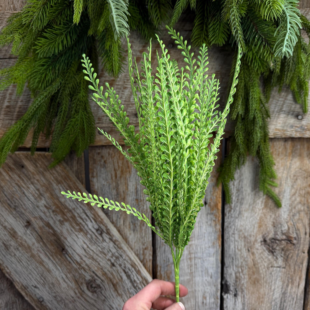 16" Lime Green Beaded Grass Spray, Lime Green Greenery, Halloween Beaded Grass