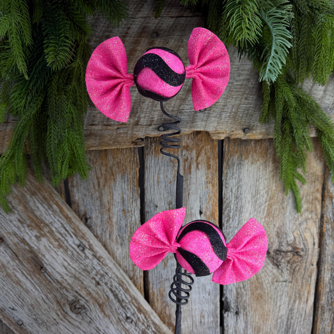 23" Pink Halloween Lollipop Spray, Halloween Floral Spray