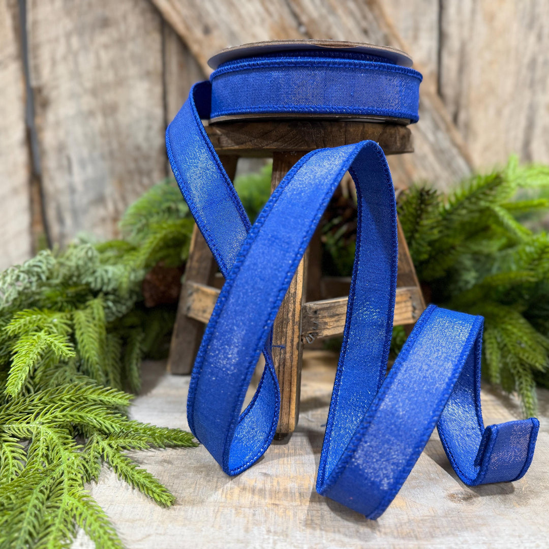 1" Royal Blue Ribbon, Farrislk Silky Sheen Ribbon