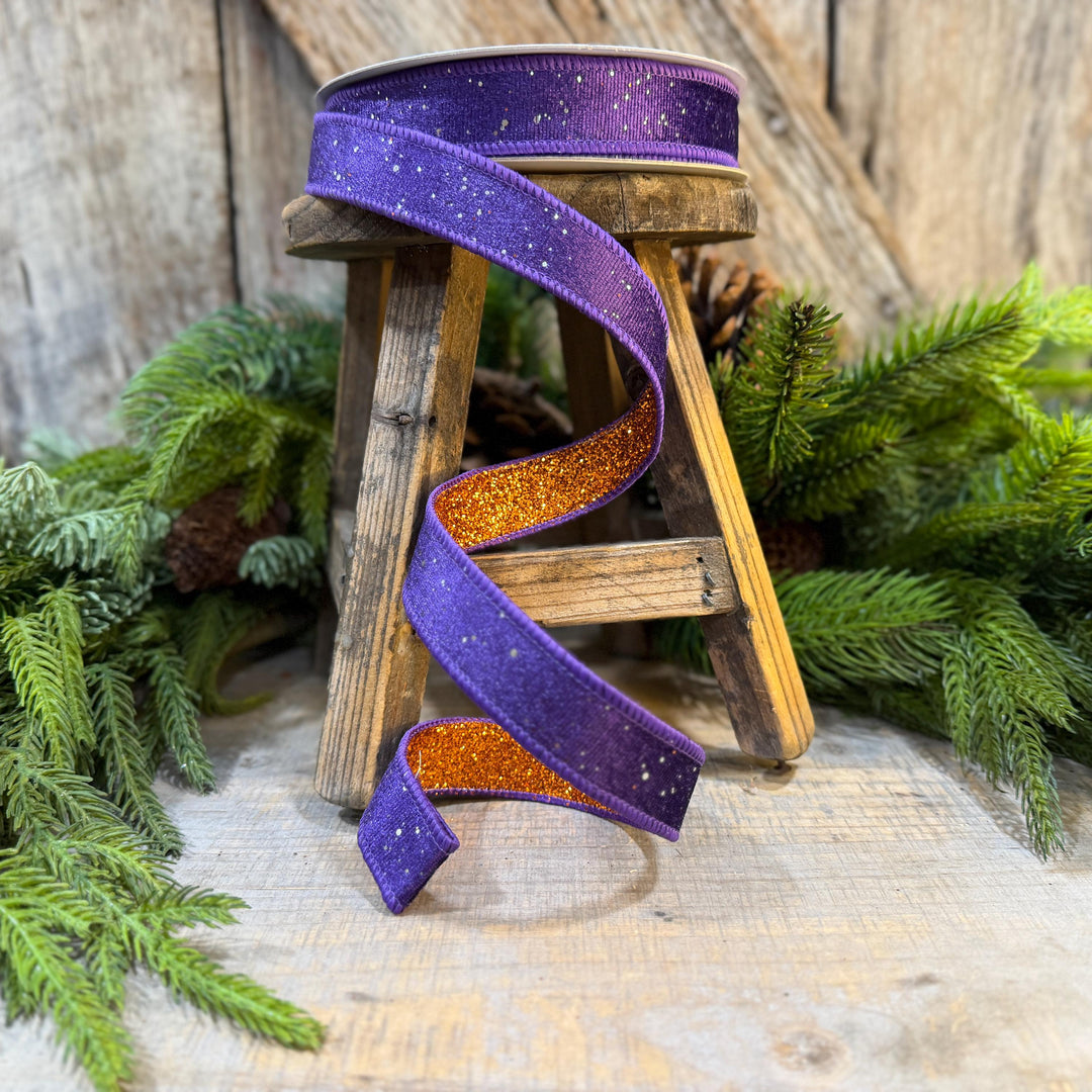 1" Purple Ribbon, Halloween Ribbon
