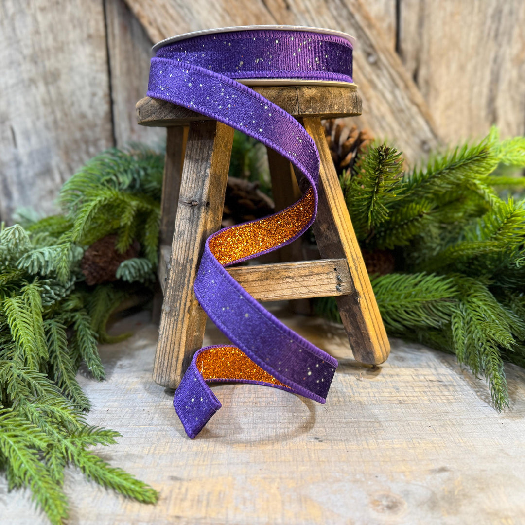 1" Purple Ribbon, Halloween Ribbon